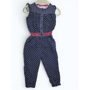 Little Lass 24 mo Navy and Pink Jumpsuit